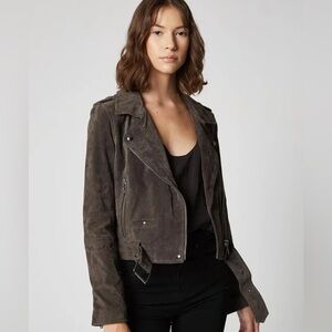 BLANKNYC the French grey moto jacket leather jacket